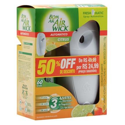 Bom Ar Air Wick FreshMatic